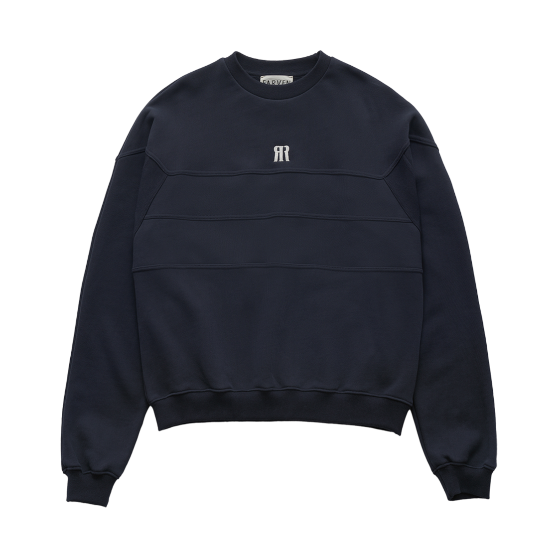 파르벵 라인 심볼 스웨트셔츠 네이비 피오니(FARVEN Line Symbol Sweatshirt Navy Peony)