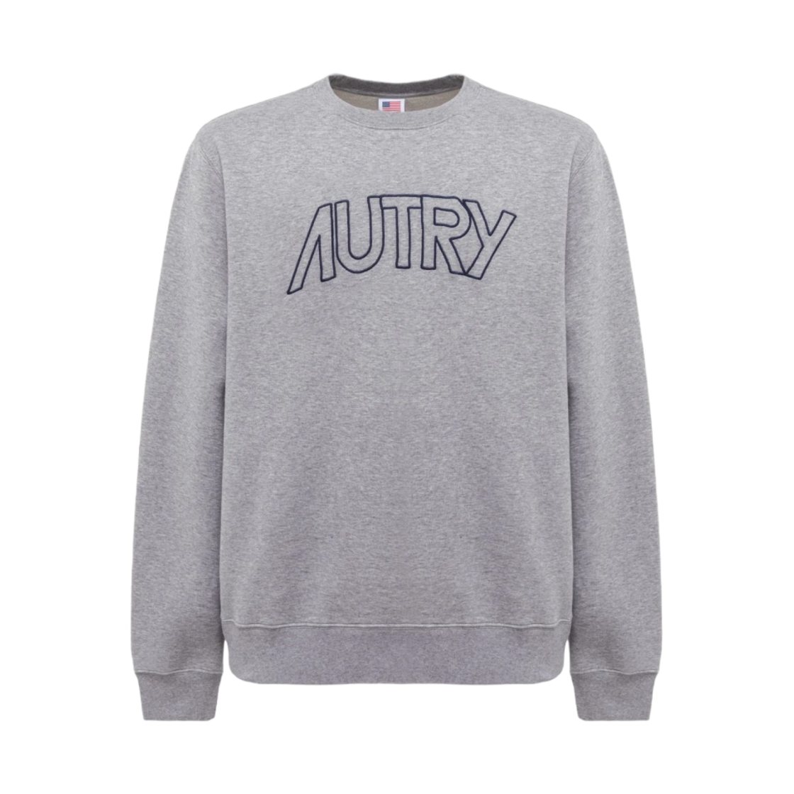 오트리 로고 아이콘 크루넥 스웨트셔츠 그레이(Autry Logo Icon Crewneck Sweatshirt Grey)