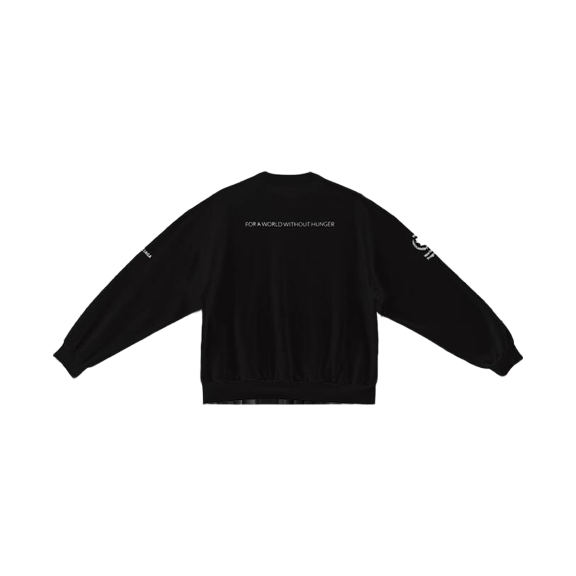 (W) 발렌시아가 WFP 레귤러 핏 스웨트셔츠 블랙((W) Balenciaga WFP Regular Fit Sweatshirt Black) - 2