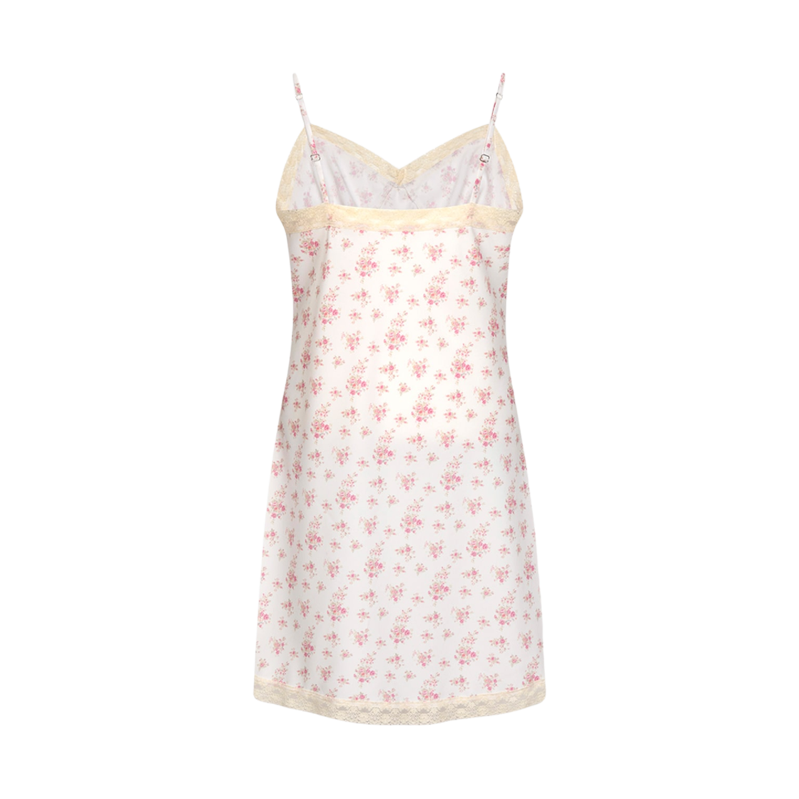 - (W) Jolielaide Claire Floral Slip Dress Ivory