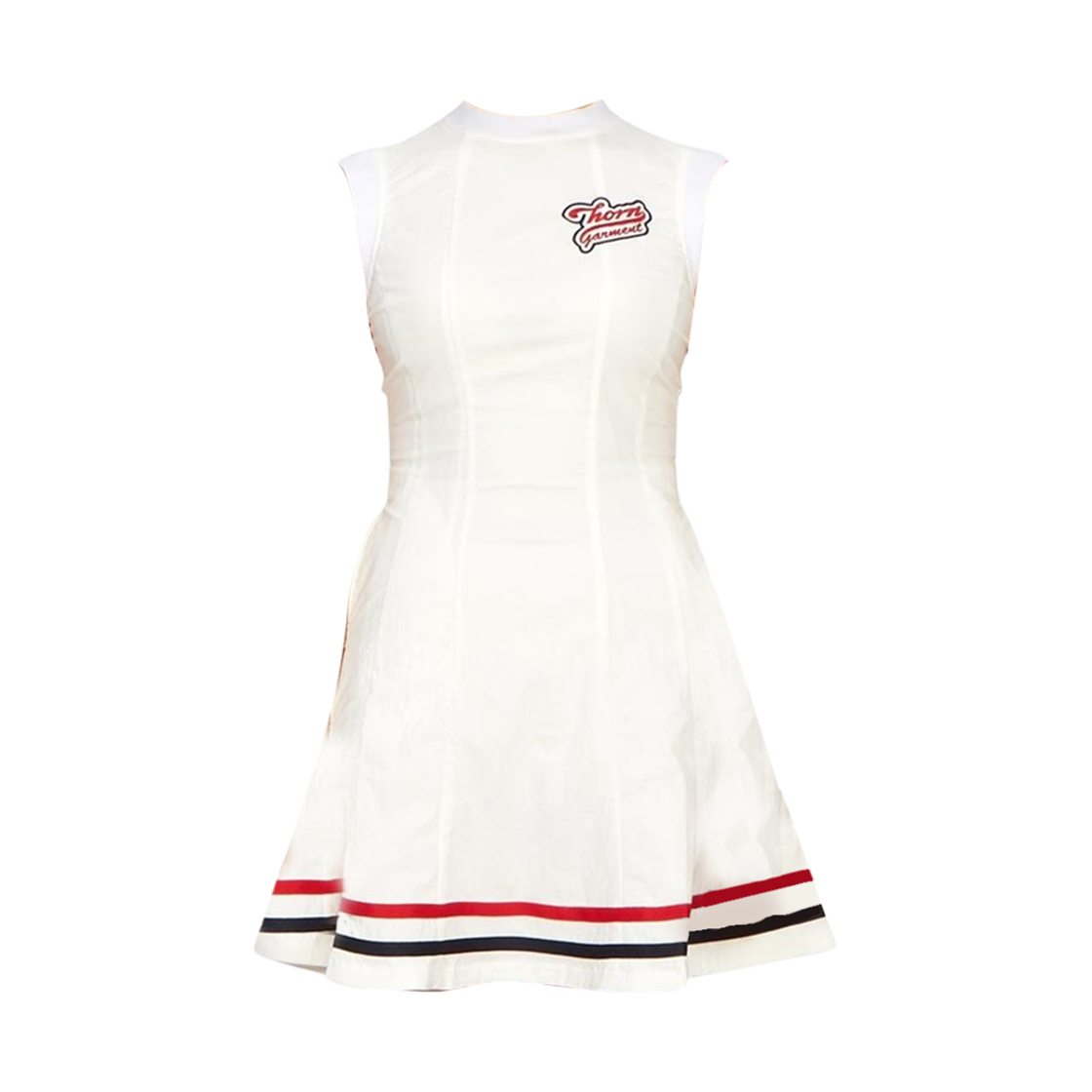 (W) 혼가먼트 골프 웨어 슬리브리스 미니 드레스 화이트((W) Horn Garment Golf Wear Sleeveless Mini Dress White)