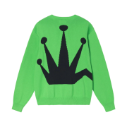 Stussy Bent Crown Sweater Lime