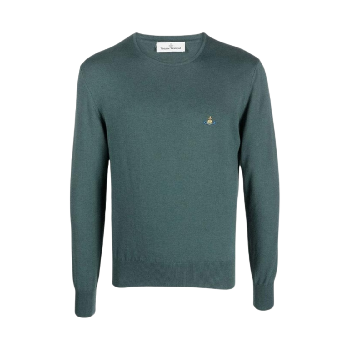 2701000C-Y000E-M406 Vivienne Westwood Round Neck Knit Emerald
