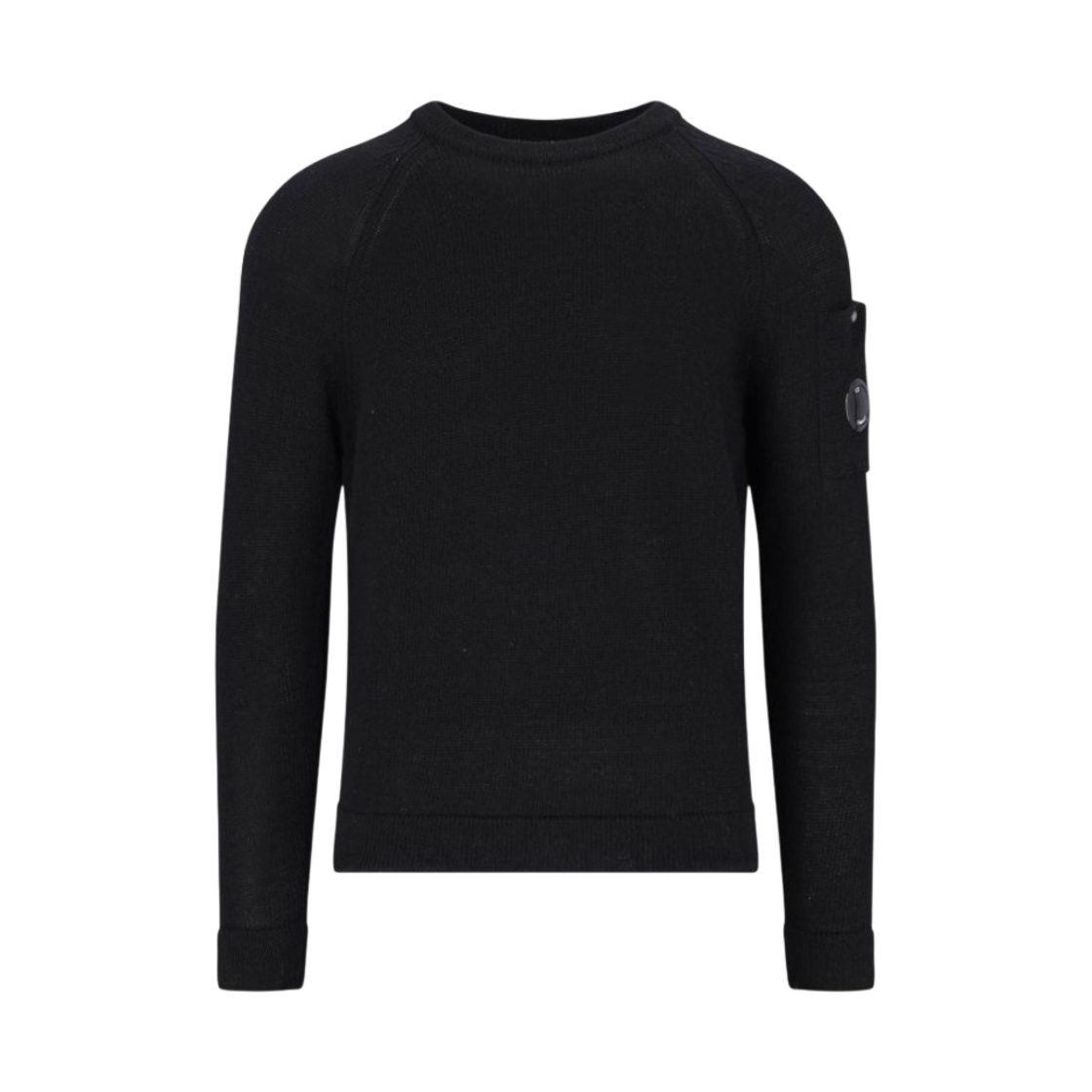 14CMKN128A006482A999 C.P. Company Compact Cotton Knit Black