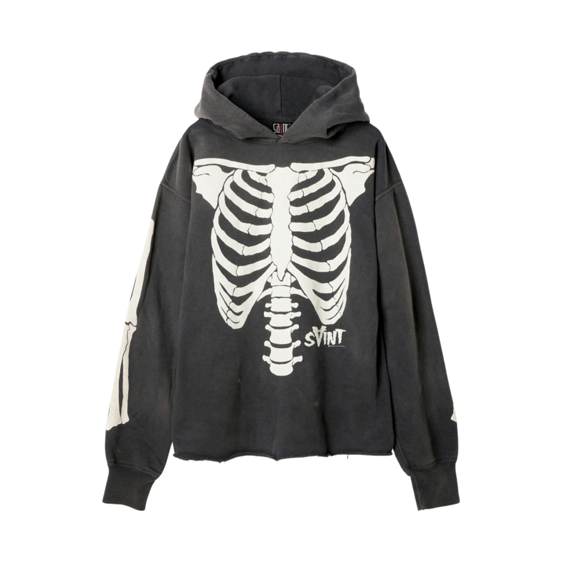 세인트 마이클 x 브이론 본 후드 블랙 - 22FW(Saint Mxxxxxx x VLONE Bone Hoodie Black - 22FW)