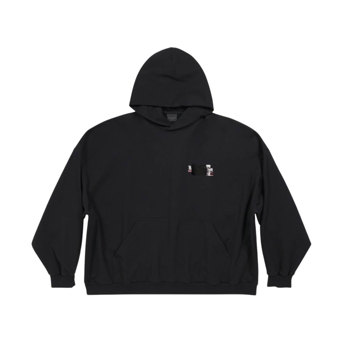 발렌시아가 개퍼 후드 라지 핏 블랙 | Balenciaga | KREAM