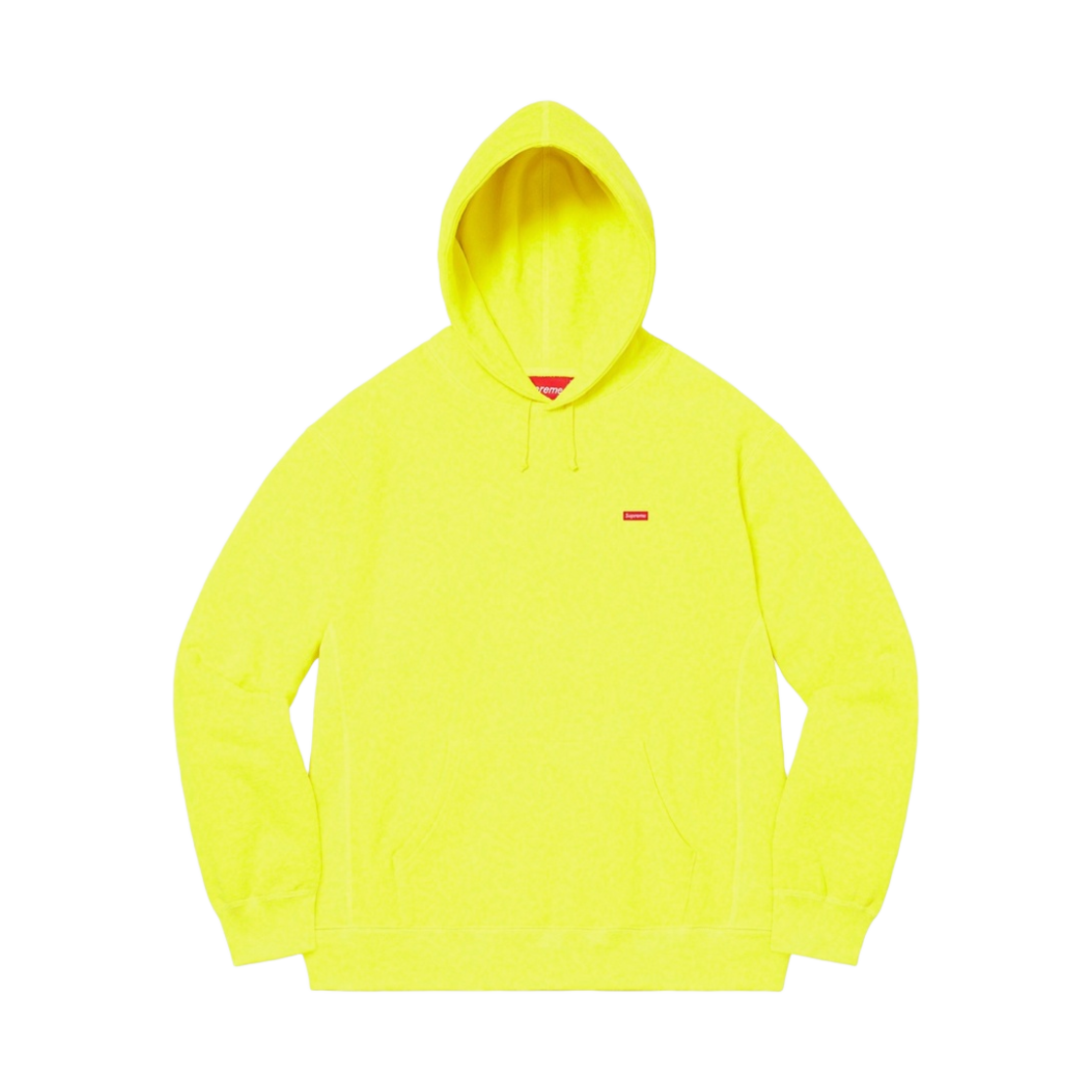 슈프림 스몰 박스 후드 스웨트셔츠 브라이트 옐로우 - 21SS(Supreme Small Box Hooded Sweatshirt Bright Yellow - 21SS) - 1