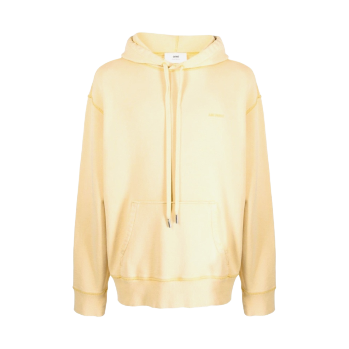USW216-JE0052-718 Ami Fade Out Hood Sweatshirt Vanilla Cream