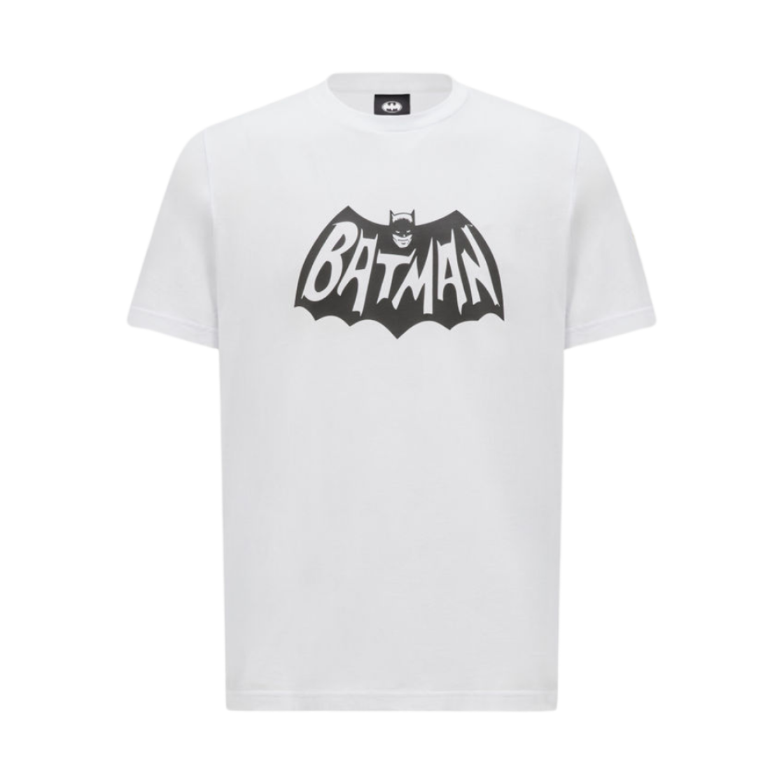 MONCLER 関税込 ホワイト BATMAN ロゴパッチ Tシャツ Moncler Enfant batman-motif T-shirt | White | FARFETCH UK