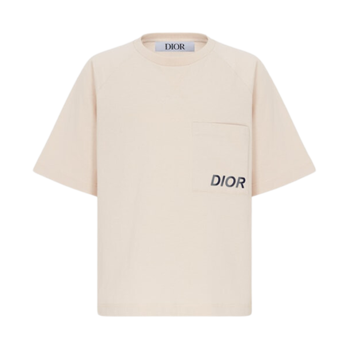 W) 디올 리넨 코튼 저지 자디올 8 티셔츠 블랙 | Dior | KREAM