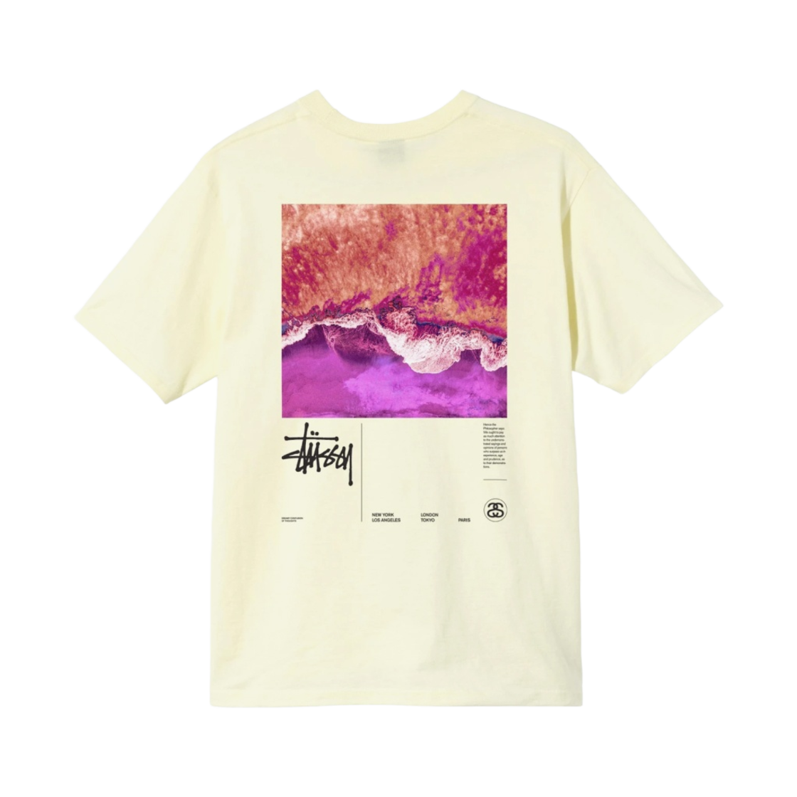 스투시 오션 드림 티셔츠 페일 옐로우(Stussy Ocean Dream T-Shirt Pale Yellow) - 1