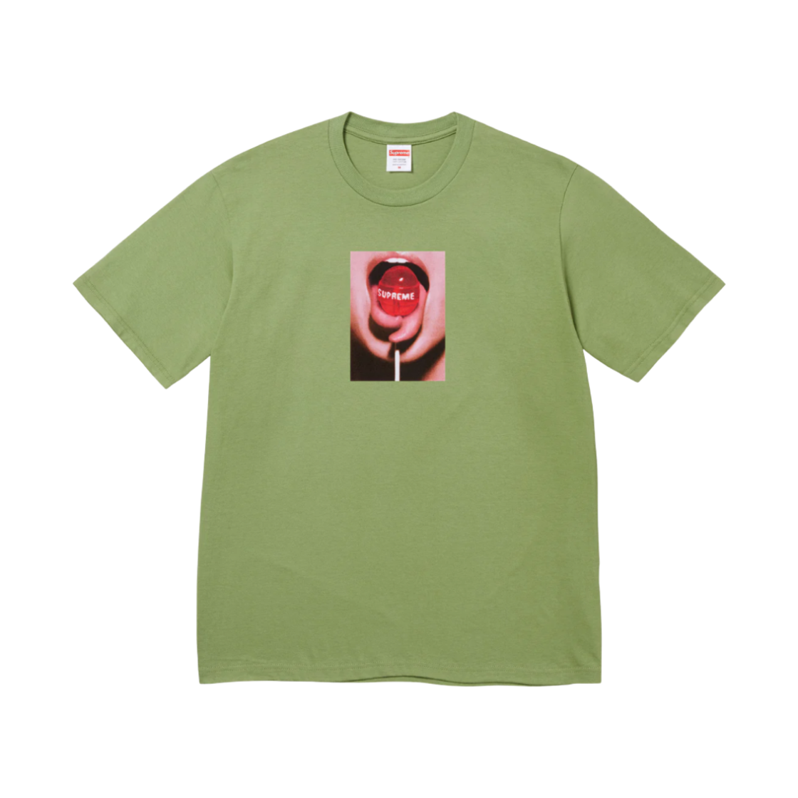 - Supreme Lollipop T-Shirt Moss - 24FW