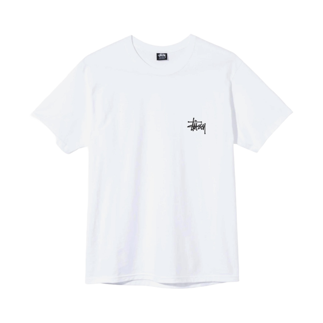 스투시 베이직 스투시 티셔츠 화이트 2021(Stussy Basic Stussy T-Shirt White 2021) - 2