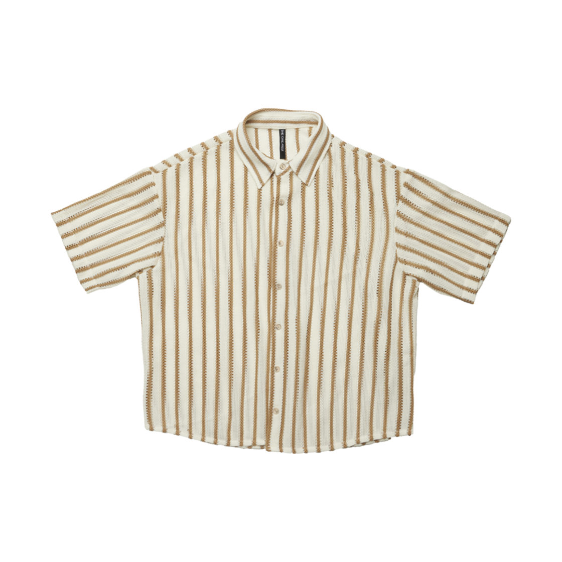 GT25SUMMER04 BE THE GREATEST Stripe Shirt Beige