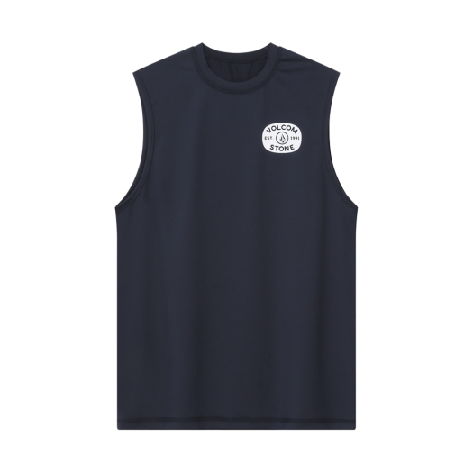 VA252RG103NV Volcom Stamp Rash Sleeveless Navy