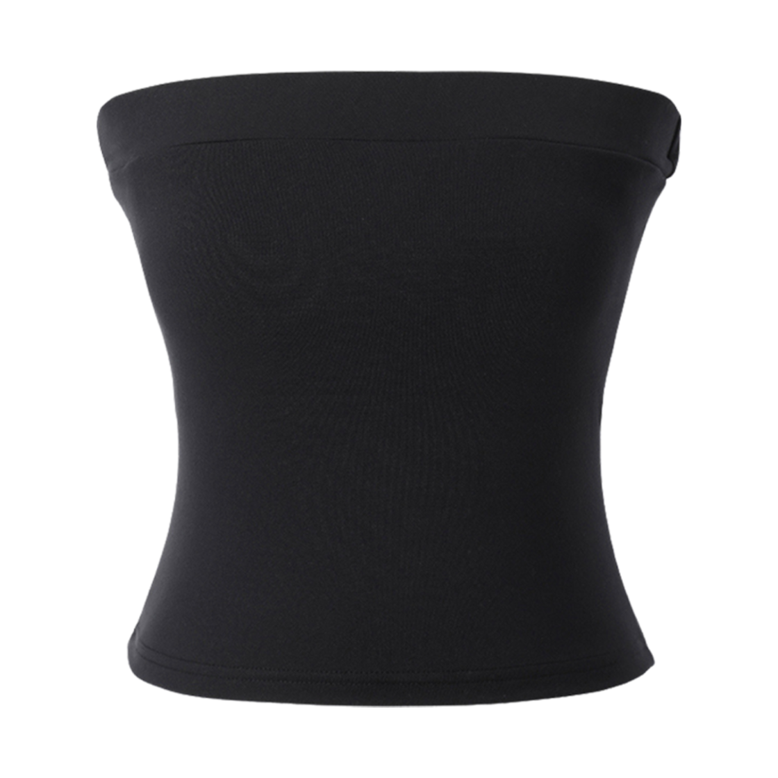 (W) 쓰리타임즈 소프트 튜브 탑 블랙((W) Threetimes Soft Tube Top Black) - 1