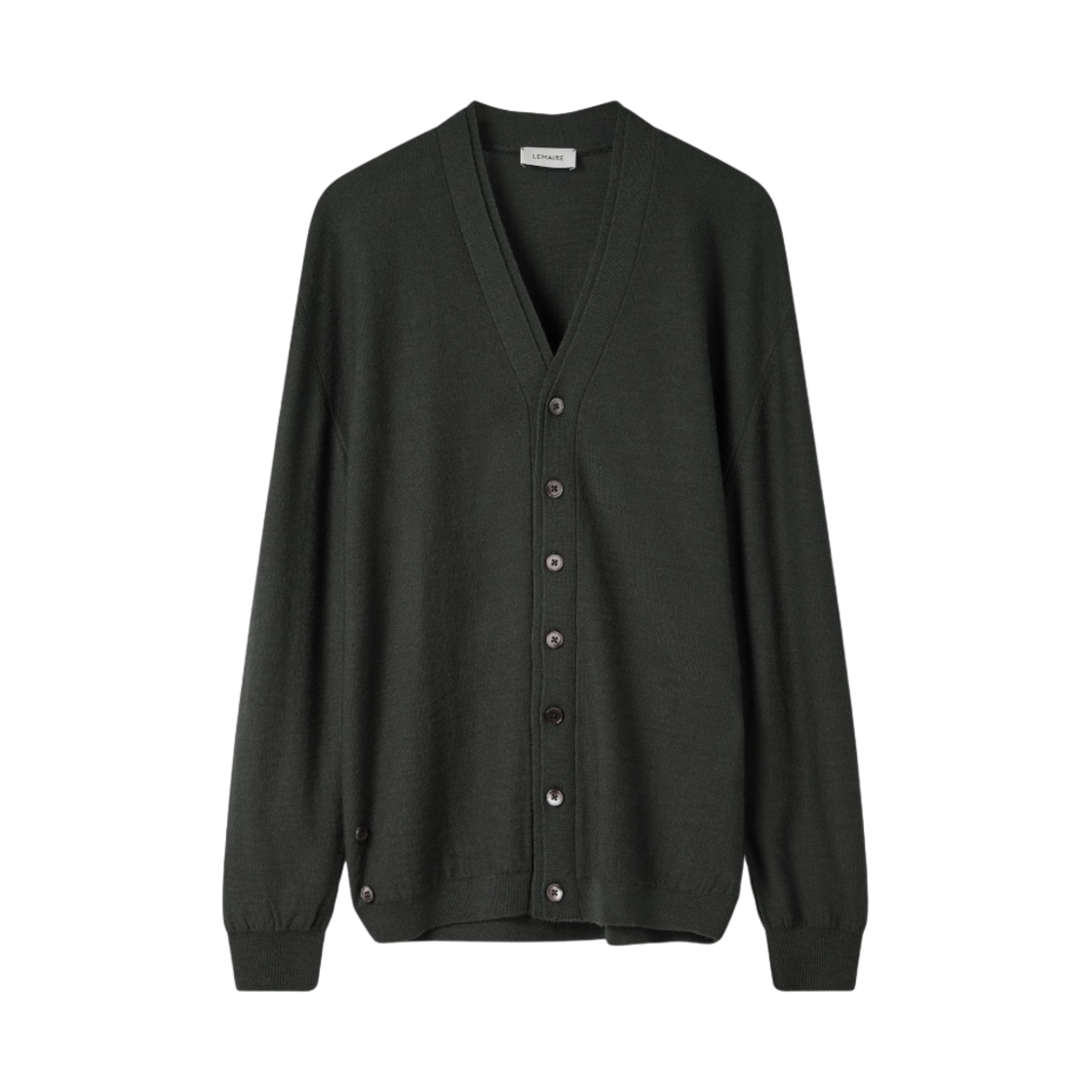 (W) 르메르 메리노 블렌드 가디건 애쉬 블랙((W) Lemaire Merino Blend Cardigan Ash Black) - 1