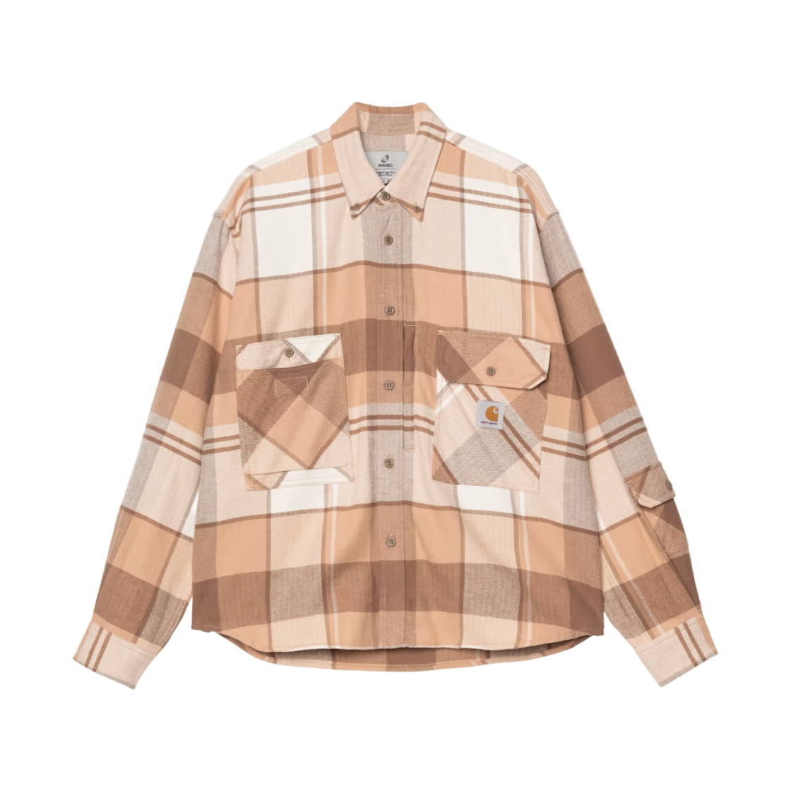 칼하트 WIP x 인빈시블 롱슬리브 워크 셔츠 맥스 코카 모카(Carhartt WIP x Invincible L/S Work Shirt Max Coca Mocha)