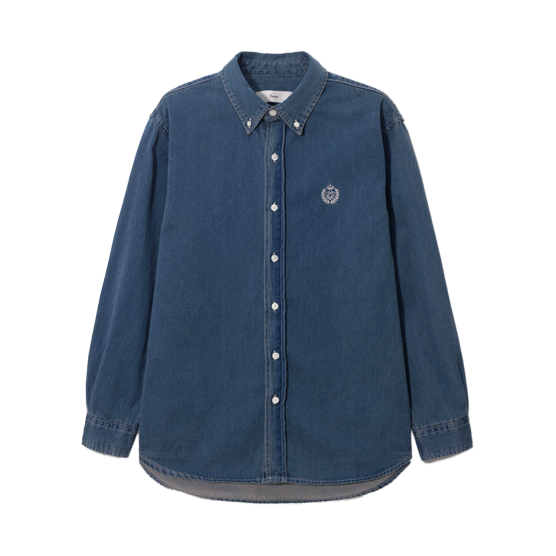 UDSH5A102B3 Dunst Unisex Classic Boyfriend Denim Shirt Midnight Blue