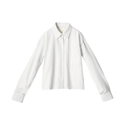 (W) Uniqlo x JW Anderson Oxford Boxy Shirt Stripe Off White - KR