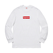 Supreme Box Logo L/S T-Shirt White - 20FW