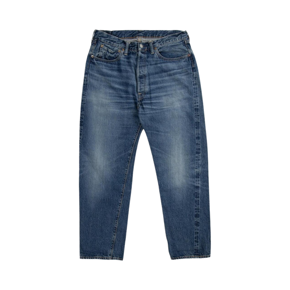 웨어하우스 로트 세컨드 핸드 1101 팬츠 유즈드 워시 미디움 인디고