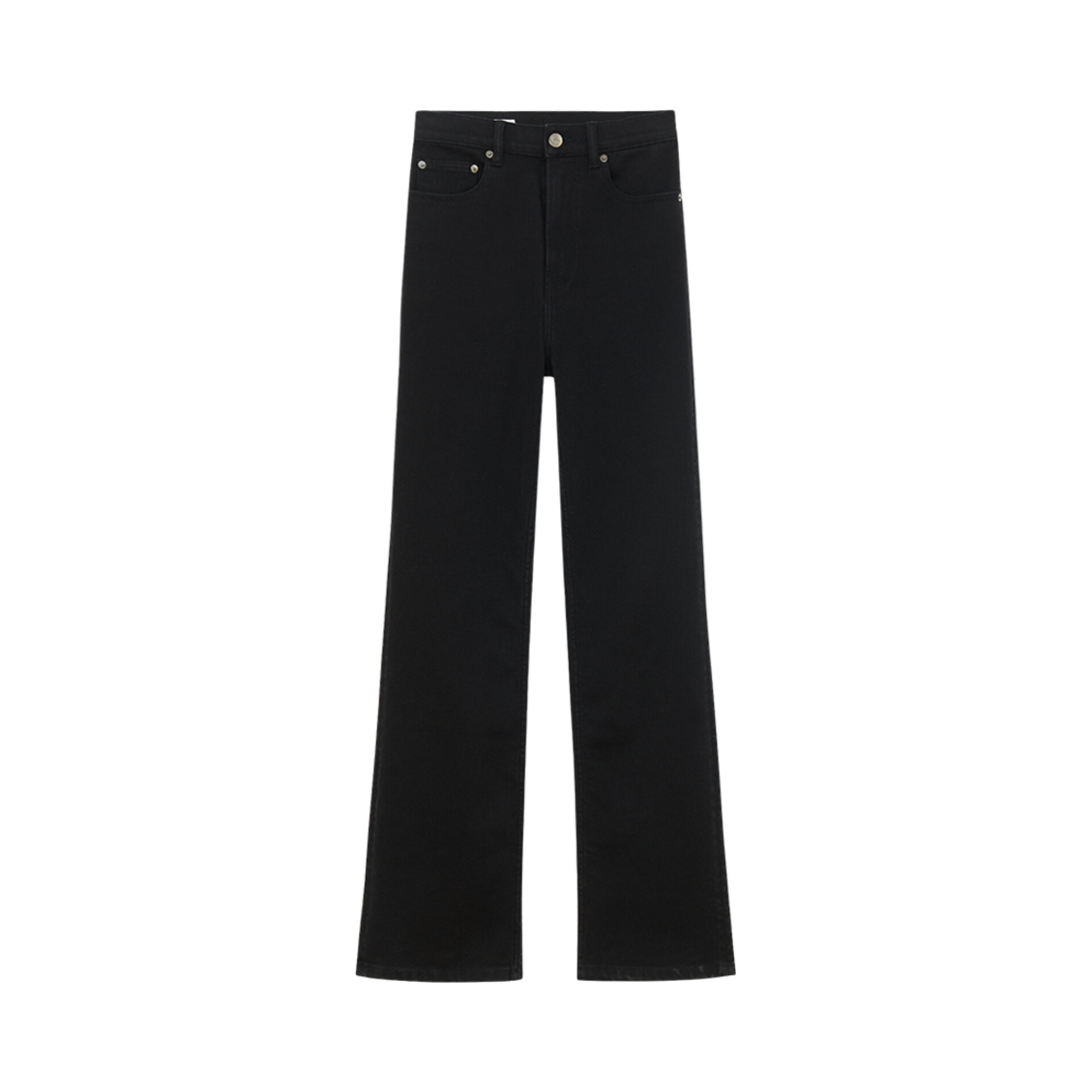 (W) 메종 키츠네 스트레이트 핏 진 스톤 블랙((W) Maison Kitsune Straight Fit Jeans Stone Black) - 1