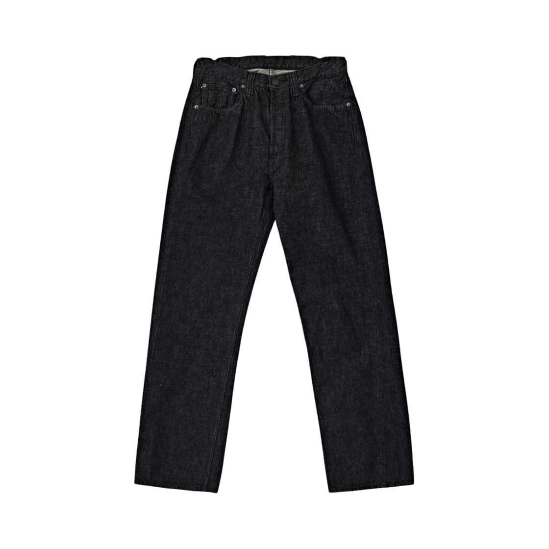 1101BK Fullcount 1101BK Straight Denim Black White