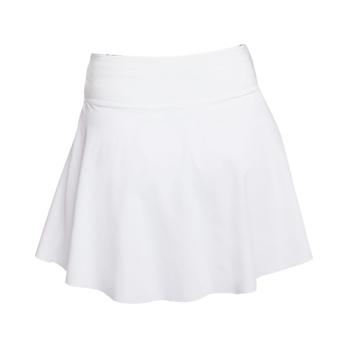 (W) 나이키 드라이핏 어드벤티지 테니스 스커트 화이트 블랙 - 아시아((W) Nike Dri-Fit Advantage Tennis Skirt White Black - Asia) - 2