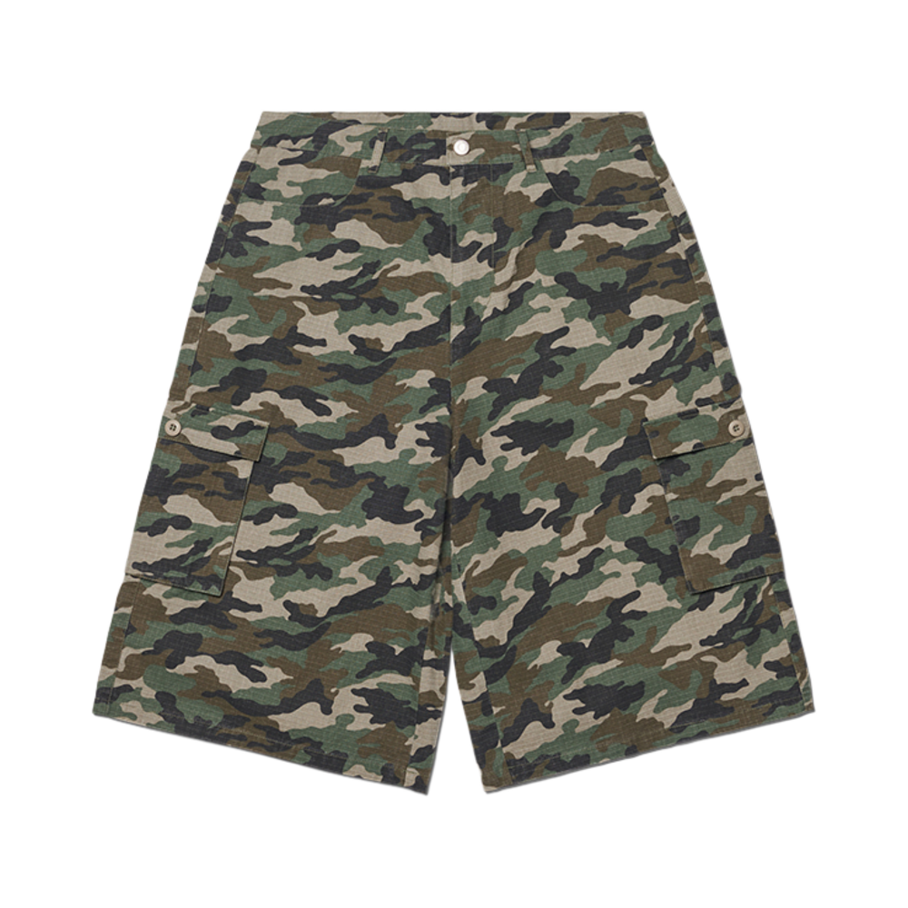 노매뉴얼 D.P 카고 버뮤다 팬츠 카모플라주