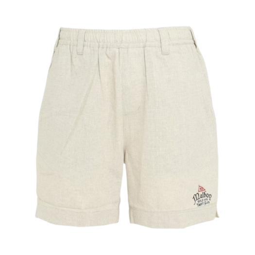Malbon Golf Yacht Club Linen Short Sand