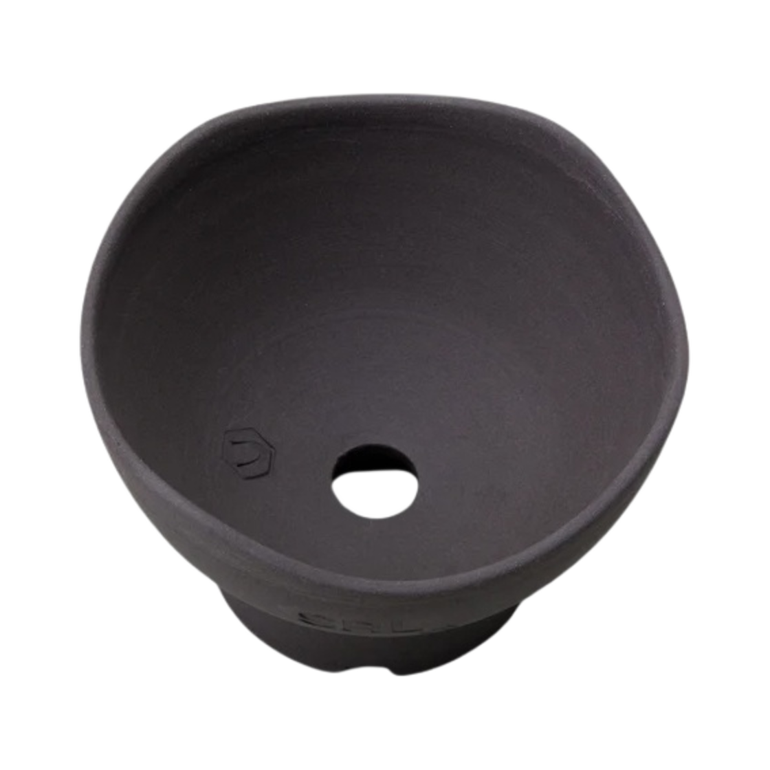 鉢・プランター SRL X TSUKAMOTO . DISTORTION ROUNDTYPE Distortion Round Pot' SRL x Tsukamoto (Black) – MELLOWIST