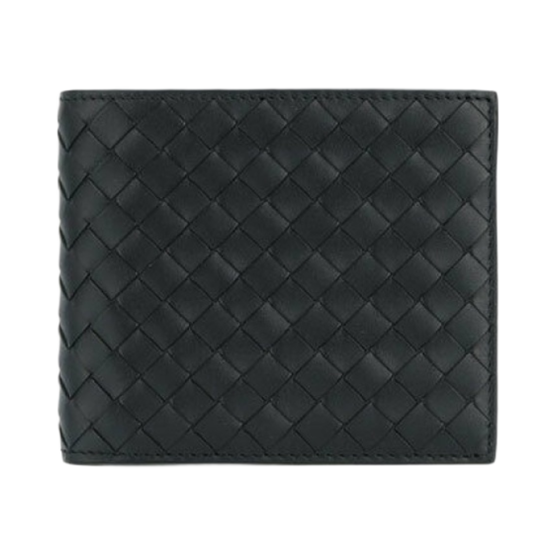 보테가 베네타 반지갑 블랙(Bottega Veneta Bi-Fold Wallet Black)