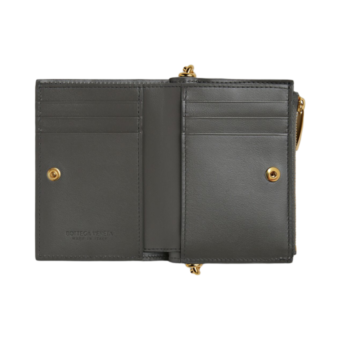 788055V4R411317 Bottega Veneta Solstice Small Bi-Fold Wallet Lapilli - #2