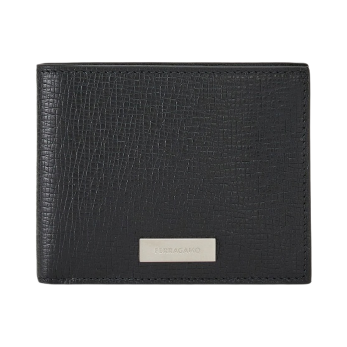 페라가모 커스텀 메탈 플레이트 지갑 블랙(Ferragamo Custom Metal Plate Wallet Black) - 1