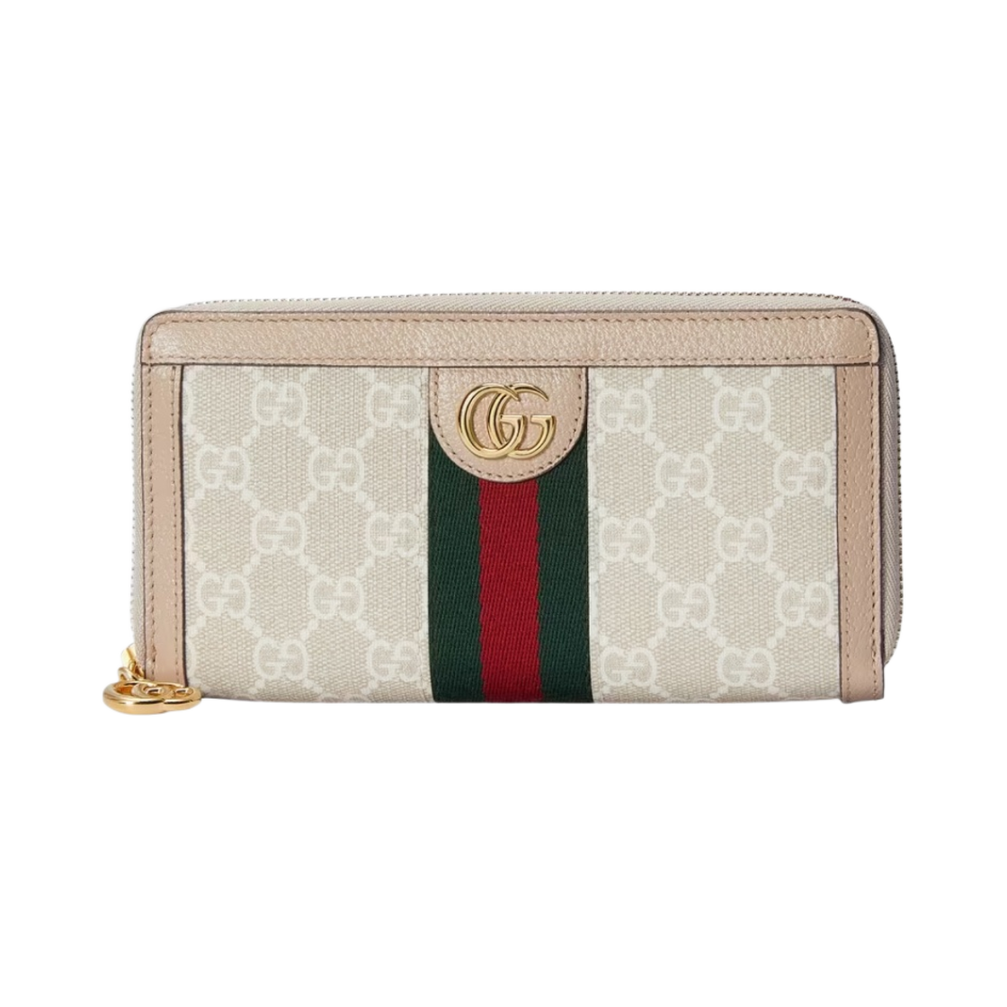 구찌 오피디아 GG 집 어라운드 지갑 베이지 화이트(Gucci Ophidia GG Zip Around Wallet Beige White) - 1