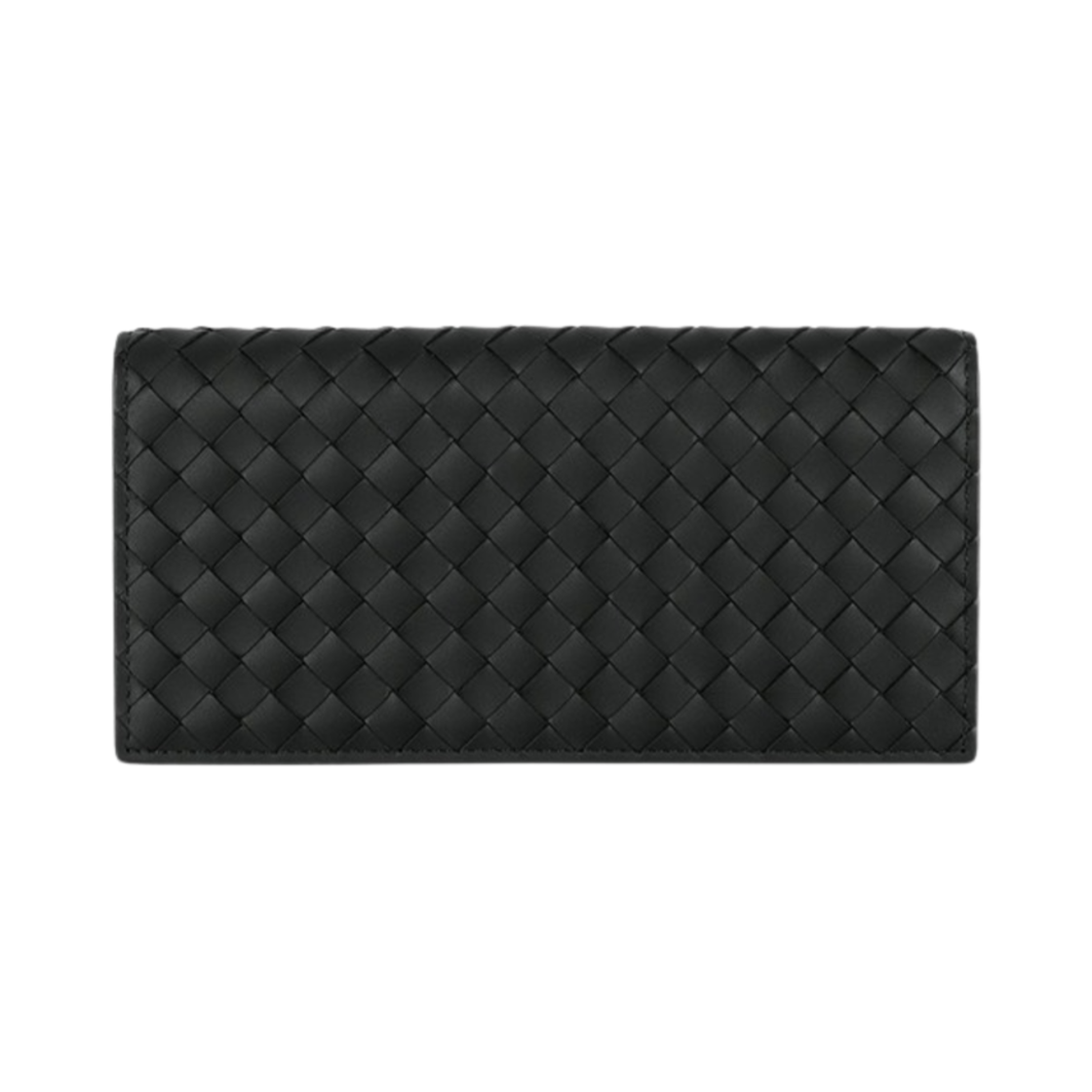 442556V47W11000 Bottega Veneta Intrecciato Wallet Black