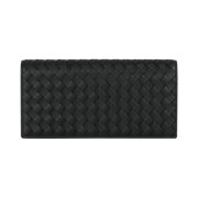 Bottega Veneta Intrecciato Wallet Black