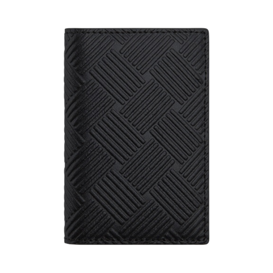 보테가 베네타 플랩 카드 케이스 블랙(Bottega Veneta Flap Card Case Black) - 1