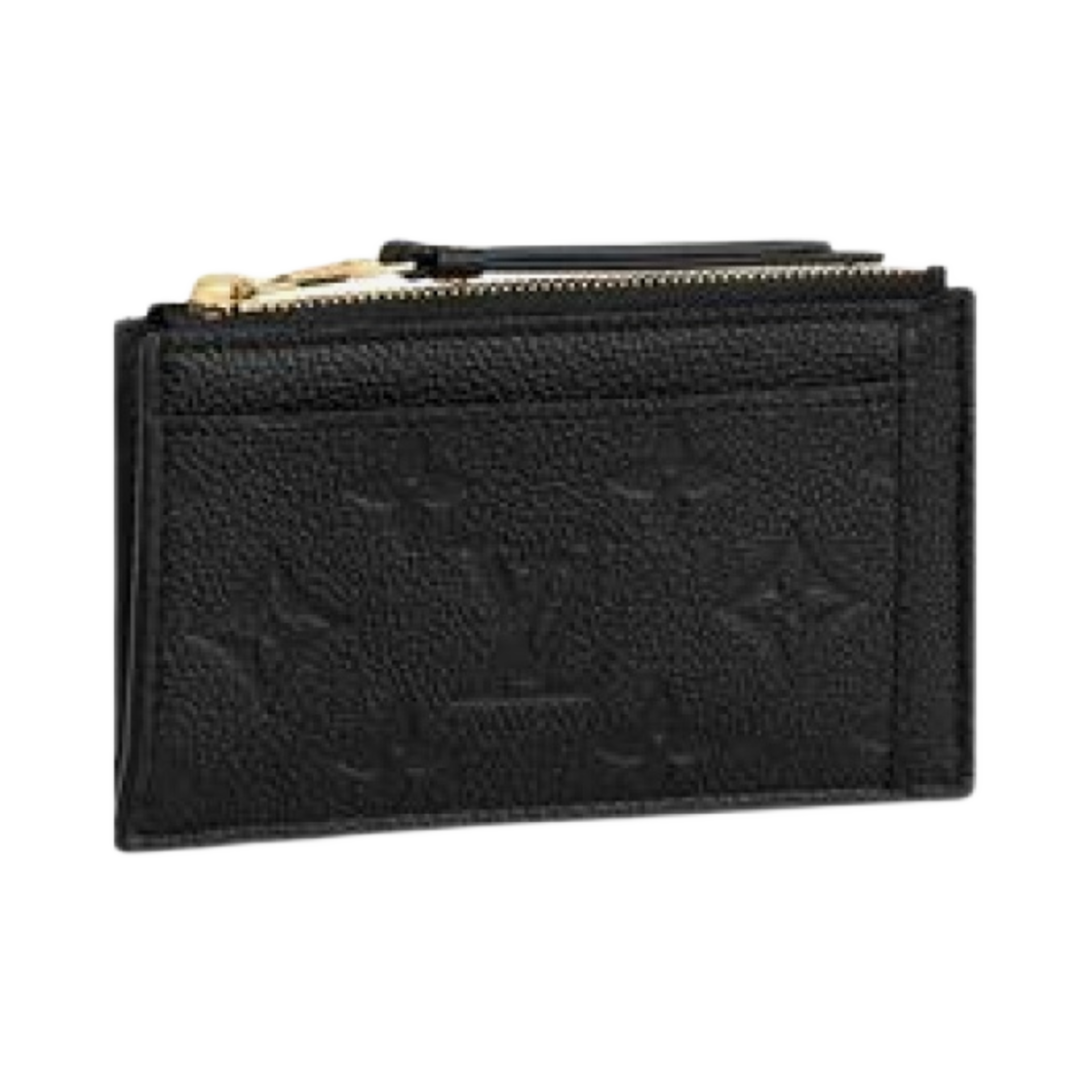 M68339 Louis Vuitton Zipped Card Holder Monogram Empreinte Black - 대표 이미지 #1