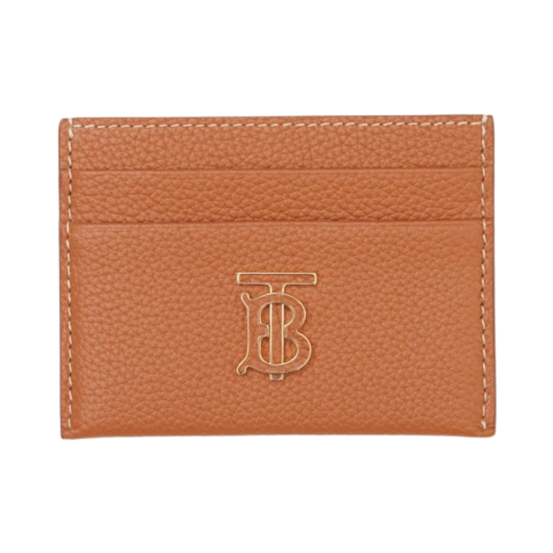 버버리 그레이니 레더 TB 카드 케이스 웜 러셋 브라운(Burberry Grainy Leather TB Card Case Warm Russet Brown) - 1