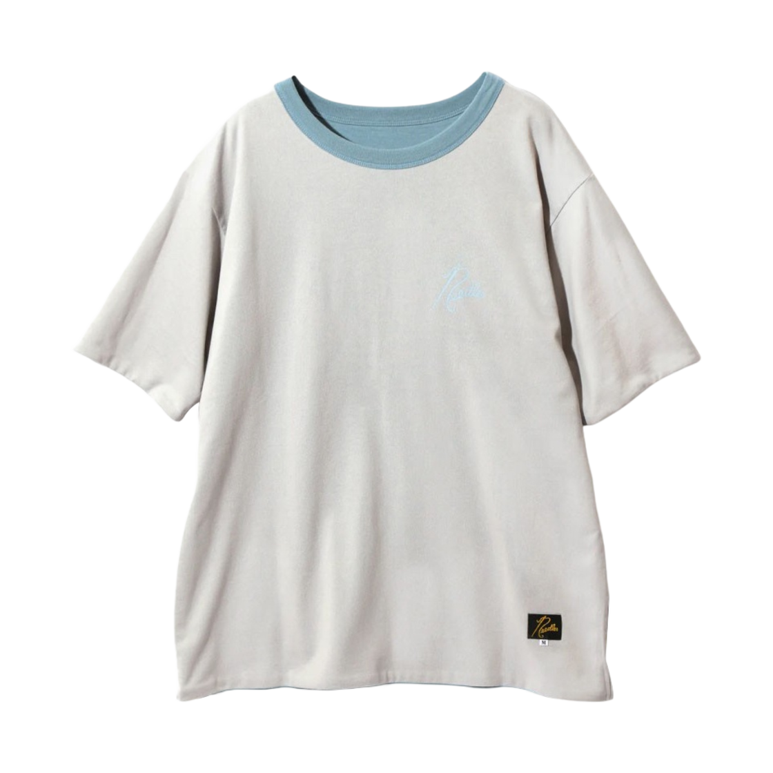 니들스 숏슬리브 리버시블 코튼 저지 티셔츠 블루(Needles S/S Reversible Cotton Jersey T-shirt Blue) - 3