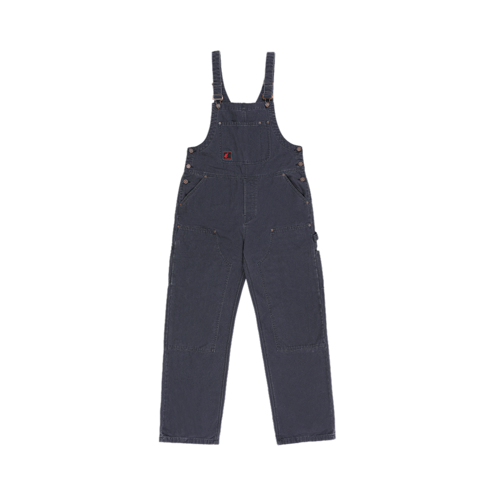 헤베츠 맨 가먼트다잉 워크 오버롤 블랙(Hevets M Garment Dyeing Work Overalls Black)