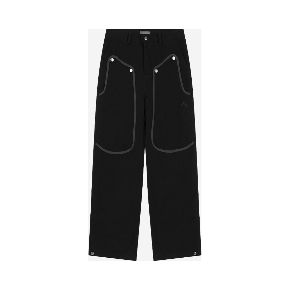 E01PT03BK Problemallways Catcher's Armor Double Knee Pants Black