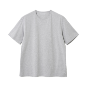 Millo Archive Soft Uneck Semi Over Fit T-Shirts Melange Gray