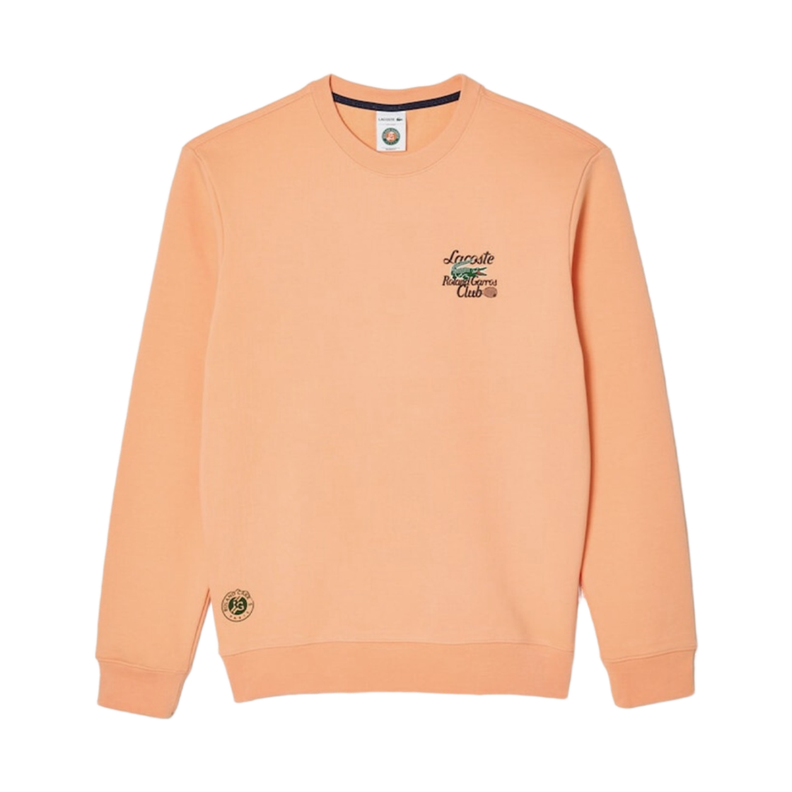 라코스테 롤랑 가로스 크루넥 풀오버 라이트 오렌지(Lacoste Roland Garros Crewneck Pullover Light Orange) - 1