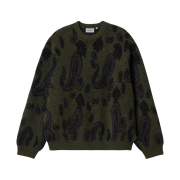 Carhartt WIP Medford Sweater Plant Paisley Jacquard