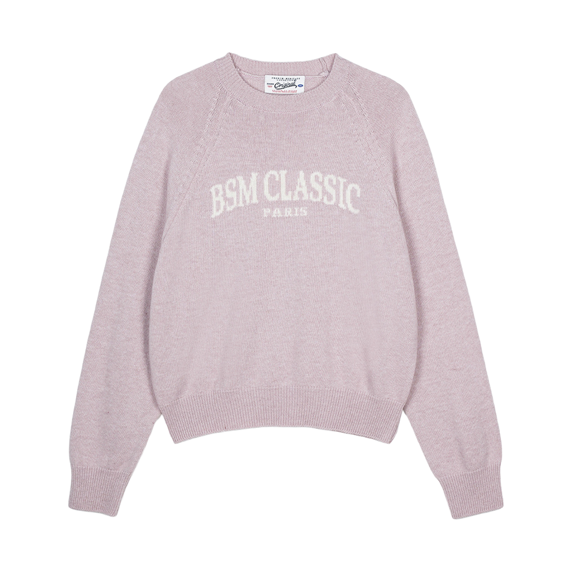 BS4FKN564PD Bensimon BSM Classic Knit Pullover Pink Sand