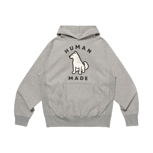 【HUMAN MADE】20th Anniversary Jindo Dog Heavy Weight Hoodie 휴먼 메이드 웍스아웃 20주년 진돗개 헤비 웨이트 후드 블랙