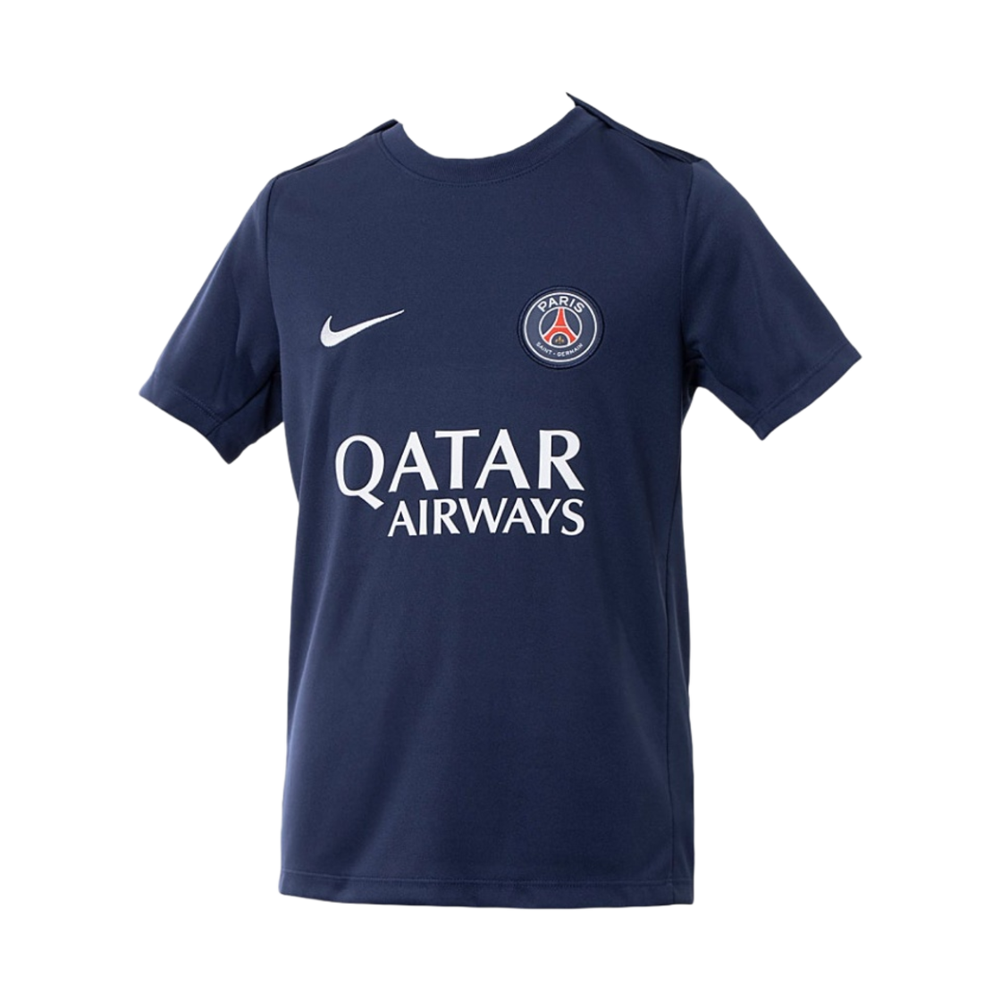 (키즈) 나이키 파리 생제르맹 아카데미 프로 드라이핏 풋볼 숏슬리브 니트 탑 미드나잇 네이비((Kids) Nike Paris Saint-Germain Academy Pro Dri-Fit Football Short Sleeve Knit Top Midnight Navy) - 1